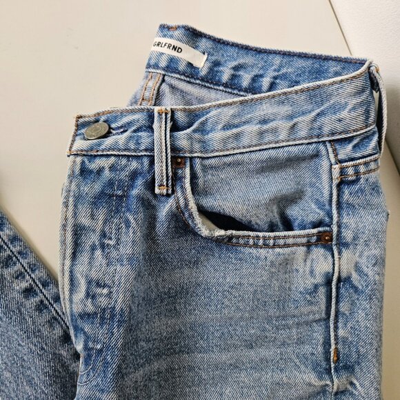 GRLFRND Karolina High-Rise Skinny Jean in Janise Blue Denim Size 24 - Picture 3 of 11